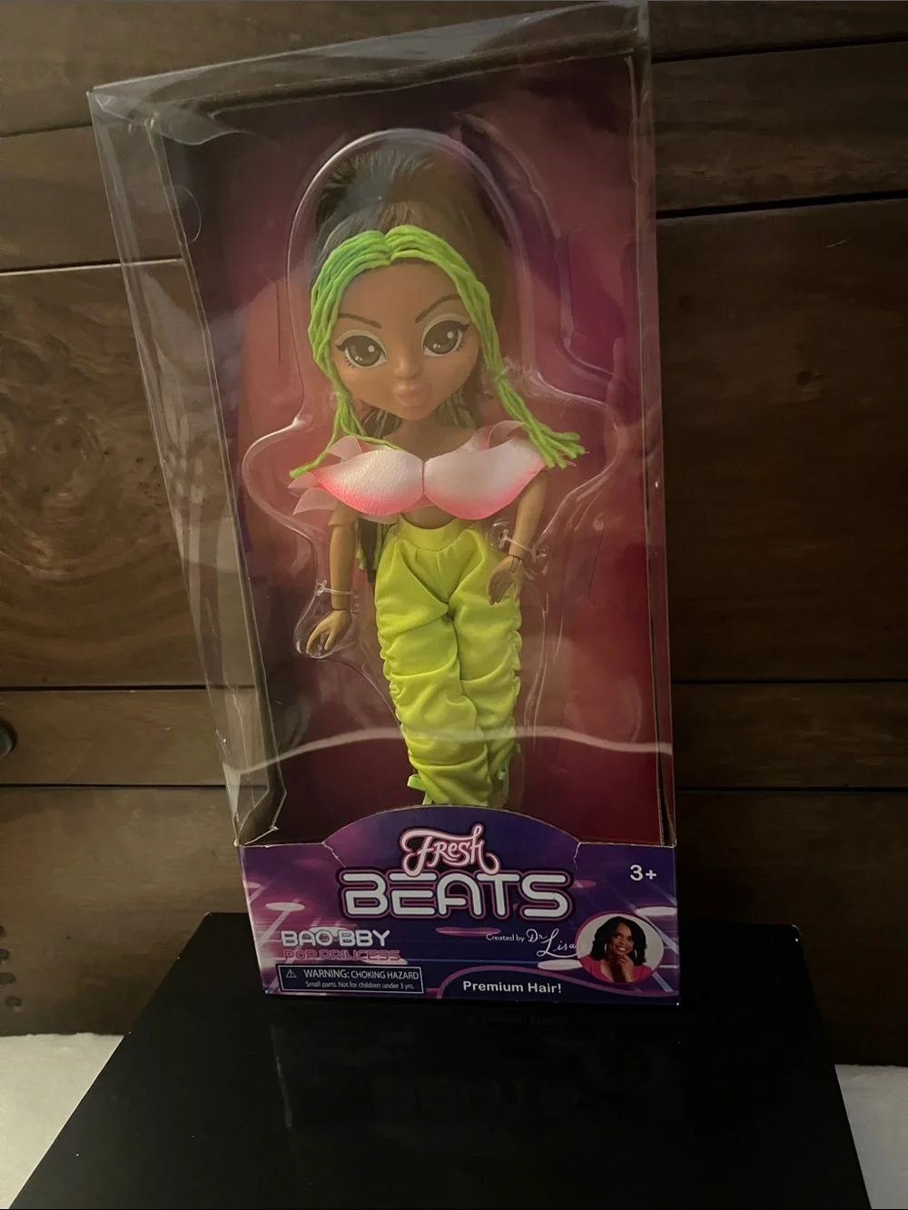 BaoBby Doll in Neon Green Outfit